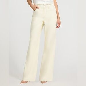 NWT High Waisted Faux Leather Wide Leg Pant